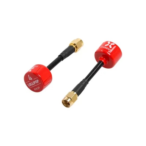 Foxeer Lollipop 4 RC Racing Drone 7 pouces 10 pouces Drones Accessoires DIY 5.8G 2.6dBi Antenne à Gain élevé (2 pièces) Aluminium